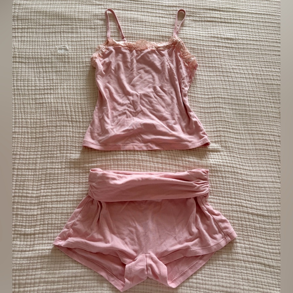 Pink Women's Sleepwear Set